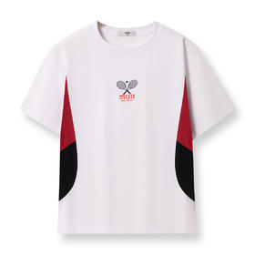 【MQD】童装男大童夏季新品儿童运动上衣休闲撞色设计圆领短袖T恤