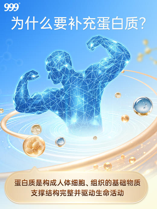 罐罐999动植物双蛋白蛋白粉400g*2桶精品礼盒装蓝罐 商品图4