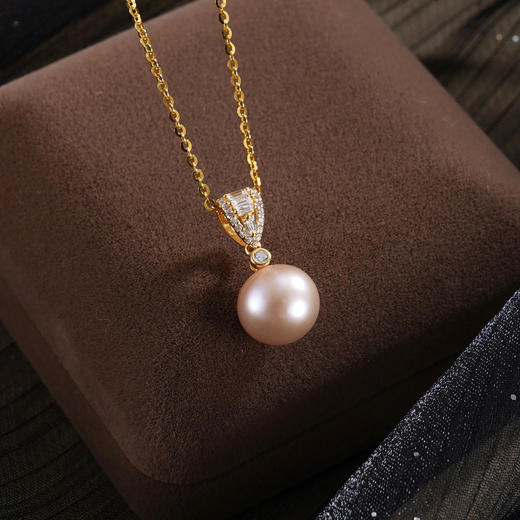 子佩集【珍守此刻】银S925珍珠惜王妃套链项链【P2816】双色V字2602 商品图1