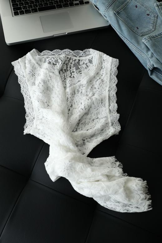 叠穿王者 睫毛边蕾丝背心 商品图14