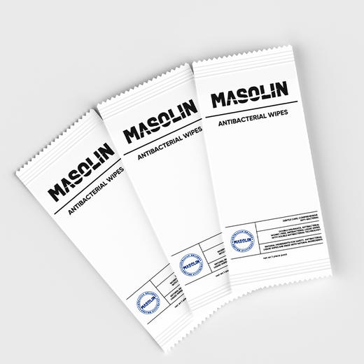 【杀菌不含酒精 玩具身体皆可用】MASOLIN 独立包装 抑菌湿巾 10片装 商品图2