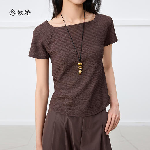 【电商专供】CNA6442  “ 高温压褶T恤 ” 柔软亲肤好搭配 导湿快干 商品图0