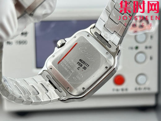 GF卡地亚山度士系列 山度士大号 钢带款 间黑方形男士腕表 绝对是绕不开的经典 表径39.8mm 商品图8