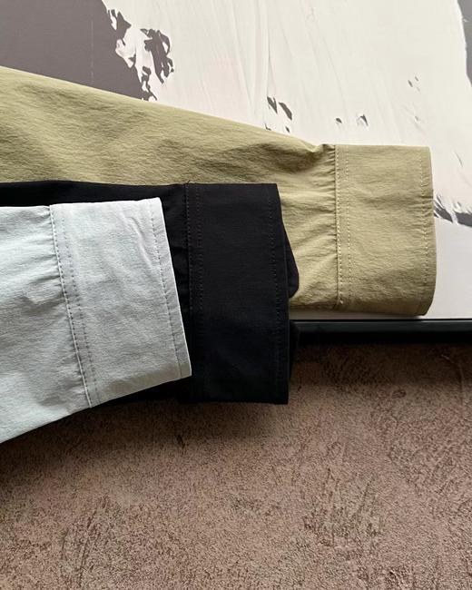 F0331101春季新款三色防水防尘户外口袋战术压胶衬衫外套夹克 商品图7