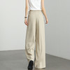 【舒适亚麻】慵懒感随性阔腿裤女夏季复古设计感串珠长裤LXD50759 商品缩略图4