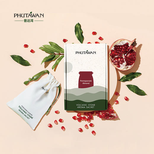 PHUTAWAN普达湾泰国车载香薰天然火山岩衣柜精油香包节日礼物 商品图1