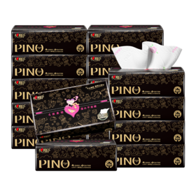 16PDTY7090(包装)心相印品诺IP款90抽四层印花塑装面巾纸(玫瑰)*16包组套
