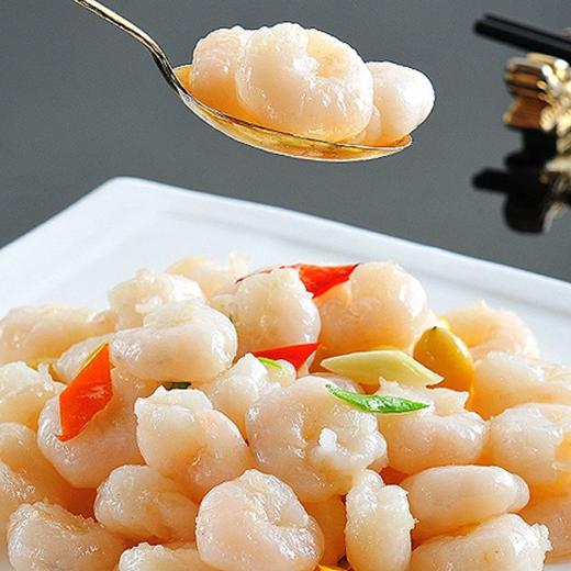 预售4月17日发货【中国淮扬菜博物馆】清炒河虾仁（免浆手剥河虾仁）225g/盒*5盒  赠：富贵大虾球200g*1盒 商品图1