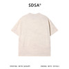 SDSA男装2026新款轻奢高街扎染领口镶珠子设计圆领短袖T恤百搭 商品缩略图2