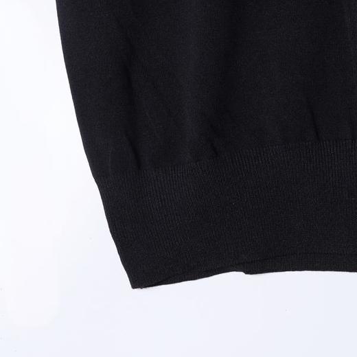 SDSA男装2026新款高贵轻奢老钱风纯色针织圆领短袖T恤百搭时尚 商品图3