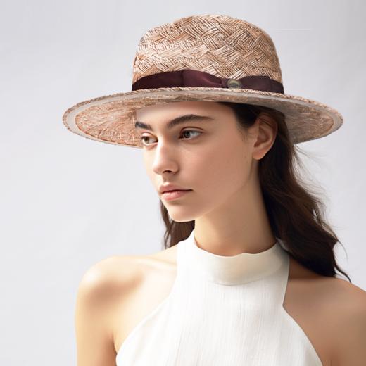 【新品】Christys'百年皇室品牌 手工编花宝草Fedora草帽 礼帽 商品图2