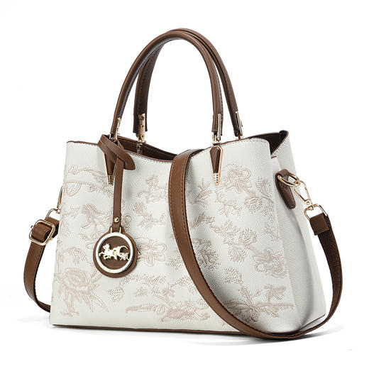 丁摩 刺绣国风手提斜挎包单肩包L1464 商品图4