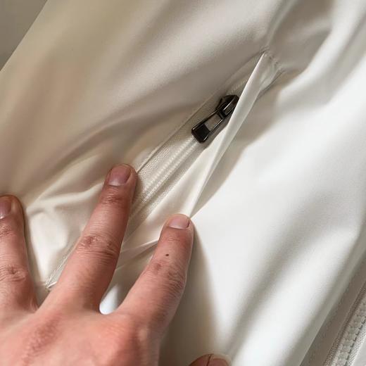 F033124春季新款度假风条纹撞色拼接细腻柔滑拉链长袖夹克外套 商品图10