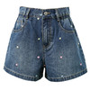 三彩2026夏季新款刺绣牛仔裤直筒短裤显瘦热裤休闲M 商品缩略图4