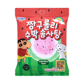 Joen 西瓜味棉花糖9g Joen 짱구롤리수박솜사탕9g 