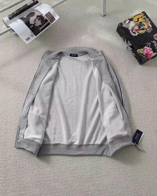 F0331111基础百搭款全棉针织大毛圈立领全拉链衫外套 商品图10