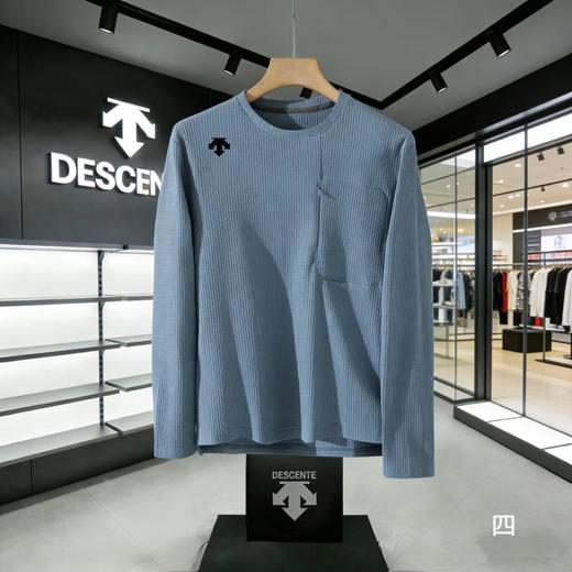 F0331125冰感针织卫衣轻户外徒步男女同款华夫格长袖T恤 商品图5