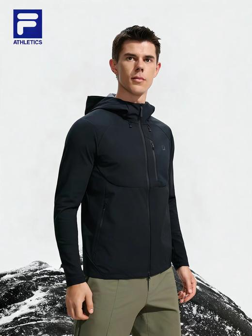 F033149春夏新款男女同款防泼水防风户外简约风休闲冲锋衣长袖外套 商品图12