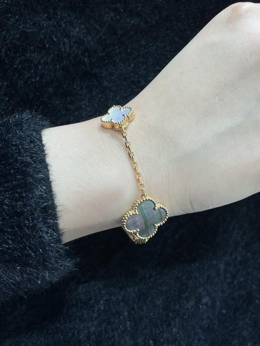 梵克雅宝 四花手链 白贝母➕灰贝母（XK） 商品图0