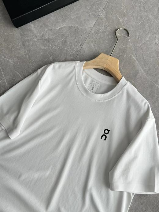 F0331109夏季新款时尚百搭柔软亲肤压胶液氨无痕圆领短袖T恤 商品图10