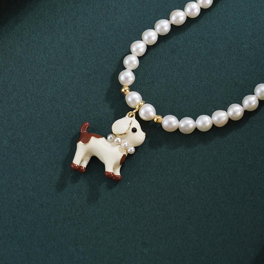 子佩集【家有萌犬】珍珠惜王妃项链【XXXL035】小狗2602 商品图1