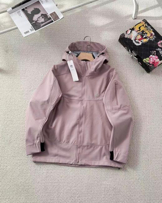 F0331136户外山系工装风机能复古防风防泼水多巴胺软壳连帽冲锋衣夹克外套 商品图5