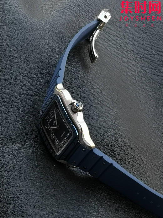 GF卡地亚山度士系列 山度士大号 间蓝方形男士腕表 绝对是绕不开的经典 表径39.8mm 商品图7