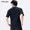 PINLI品立2026夏季新款男士字母花纹菱形烫钻圆领落肩短袖T恤上衣BG262111023 商品缩略图2