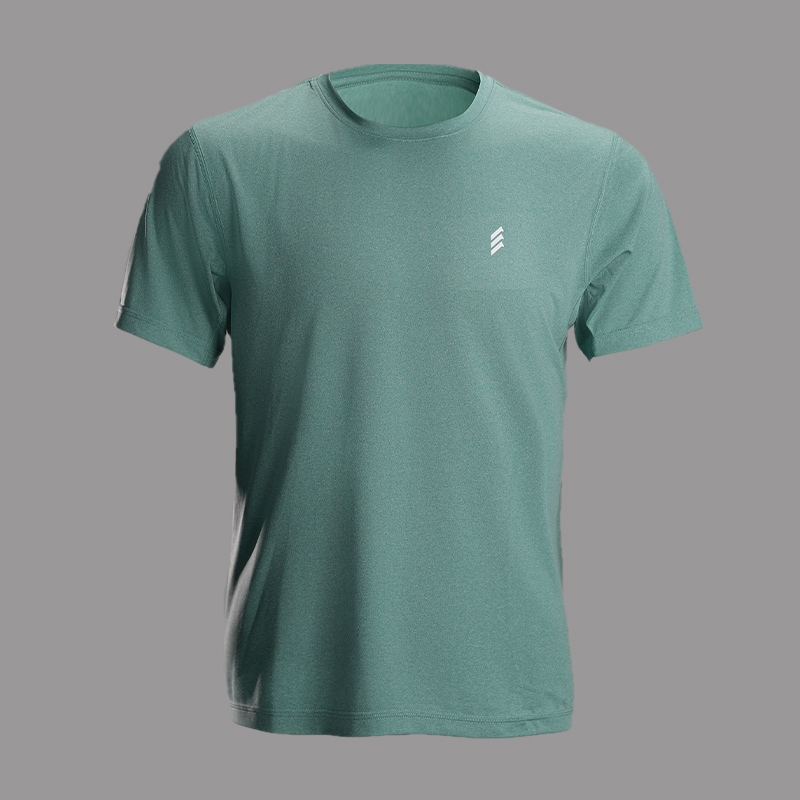 鹰爪新品轻风男士运动户外休闲透气速干弹力舒适宽松圆领短袖