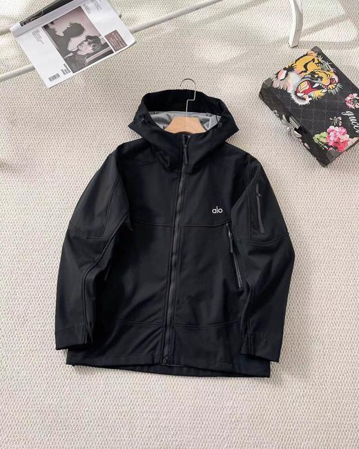 F0331136户外山系工装风机能复古防风防泼水多巴胺软壳连帽冲锋衣夹克外套 商品图6