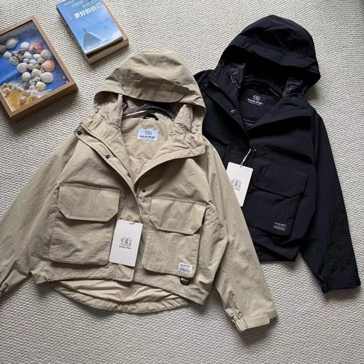 F0331121户外休闲衣女士露营短款宽松夹克运动外套 商品图2