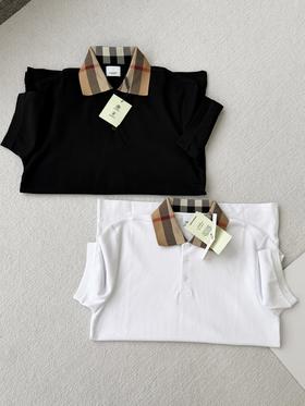 付款减库存！！Burberry 经典格纹领 Polo 衫 经典常青款        格子领短袖