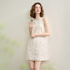 【限时秒杀】【富家千金风】领圈织带亮片提花连衣裙女夏季优雅短裙LXD50667 商品缩略图2