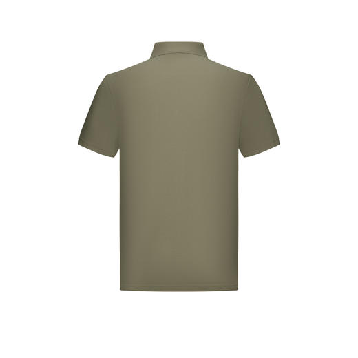 德鲨男装绿色短袖POLO衫2026夏季新款休闲打底上衣男弹力翻领T恤 商品图4