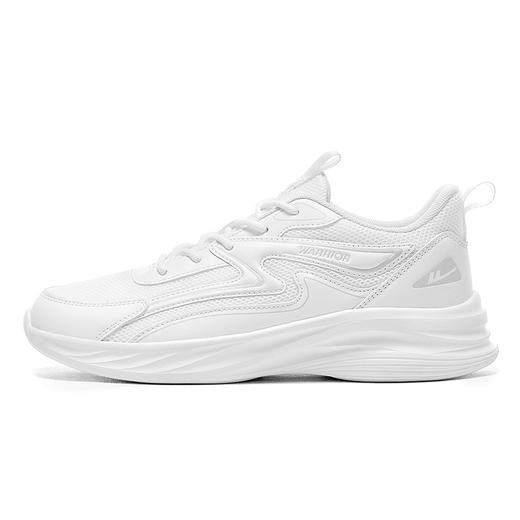 回力女鞋运动鞋女款新款小白鞋软底减震轻便皮面学生透气跑步鞋子 WL(AB)-0973 商品图0