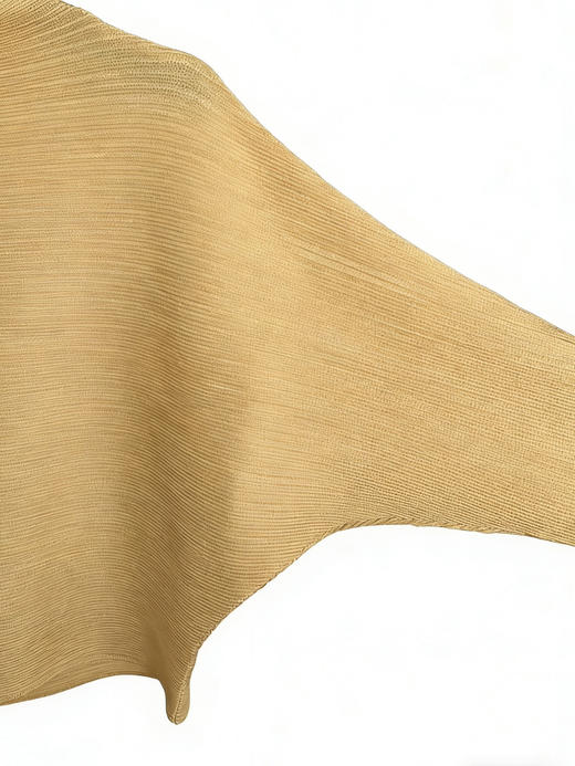 三宅蝙蝠袖褶皱上衣 黄色 蓝色 黑色 自己备注颜色 商品图6