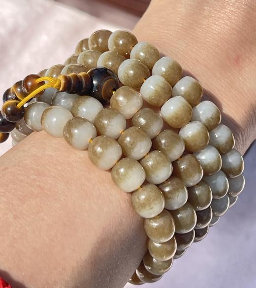 【孤品秒杀】新疆且末料聚宝盆108珠  为了延长使用寿命 建议定期更换配绳 商品图1