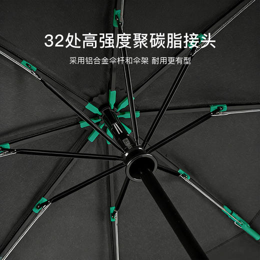 【FULTON大号男士自动折叠伞】重量:约545g撑开伞幅:约120cm折叠伞长:约37cm 款式:折叠自动伞伞骨:8骨【英国皇室指定供应商】 商品图3