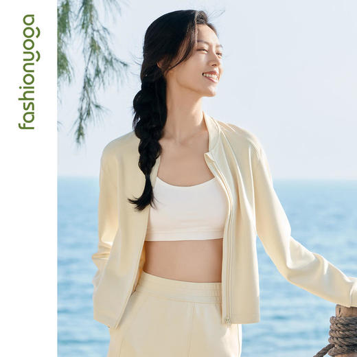 凡圣瑜伽休闲气质空气层外套 F16802 商品图8