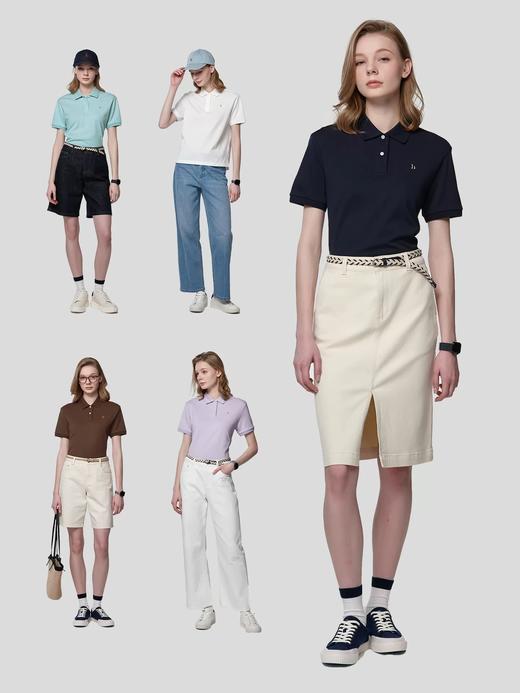 点此购买 哈吉斯夏季女士短袖polo衫 bk 343852 商品图10