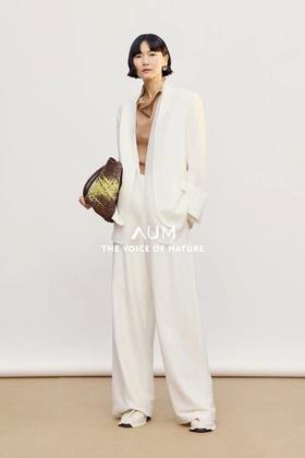 3楼噢姆AUM白色丝麻西装2026年夏季吊牌价3280