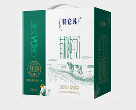 特仑苏有机纯牛奶全脂灭菌乳利乐苗条装200mlx12包（大师限定）