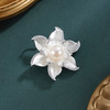 子佩集【花映清欢】珍珠惜王妃胸针【XXXZ260】六瓣花2602 商品缩略图0