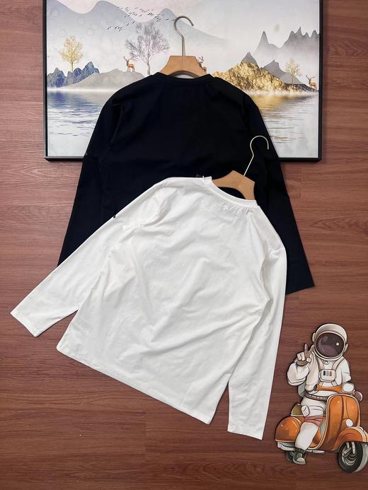 F033151夏季新款时尚百搭日常通勤简约户外山系基础款长袖T恤 商品图2