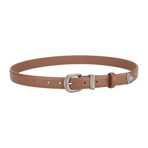 雀说 真皮金属针扣细腰带女腰带27972 商品图4