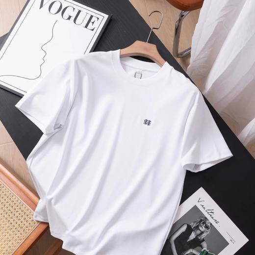 F033161春夏季新款亲肤透气厚实挺括简约百搭刺绣短袖T恤 商品图5