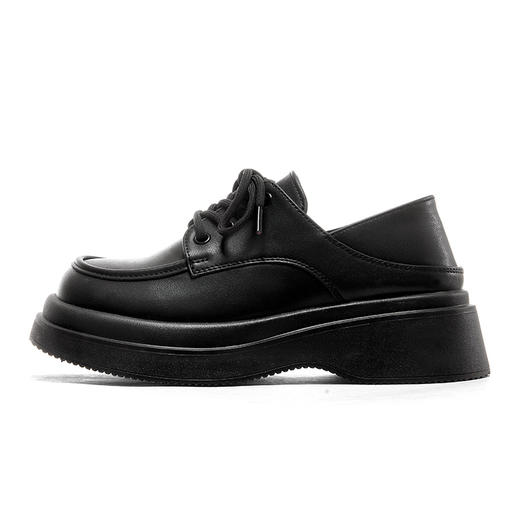 回力厚底乐福鞋女2026新款夏季英伦风百搭黑色jk单鞋配裙子小皮鞋WXP(WZ)-1222 商品图0