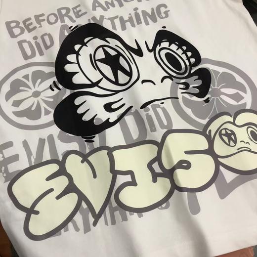 F033105夏季新款街头元素时尚百搭休闲达摩面孔与涂鸦印花T恤 商品图7