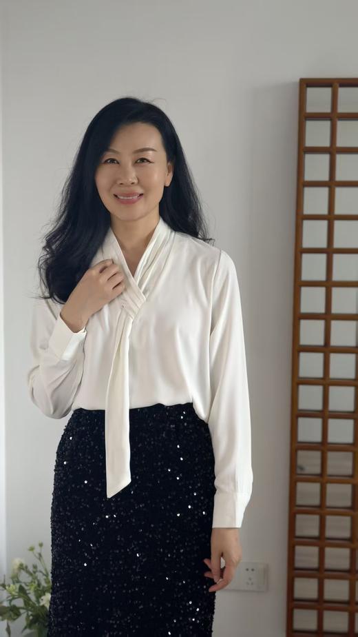 专属链接【2件立减20元！】2026春季松弛感新款衬衫 AVANN 棉&雪纺长袖衬衫衬衣 商品图2