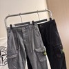 F0331113水洗做旧Vibe风美式复古收口工装裤长裤 商品缩略图3